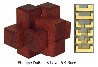 Six-Piece Burr (Philippe Dubois's Level 6.4) (Tom Lensch)
